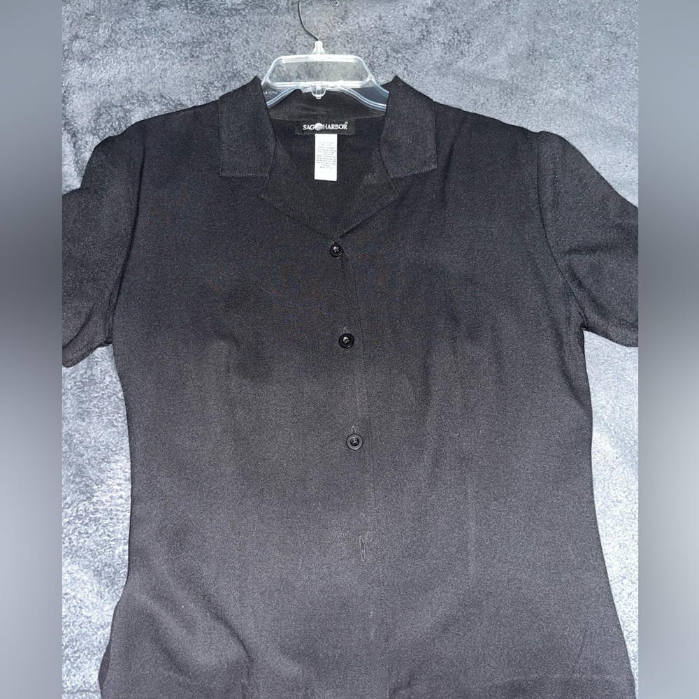 Black dress shirt